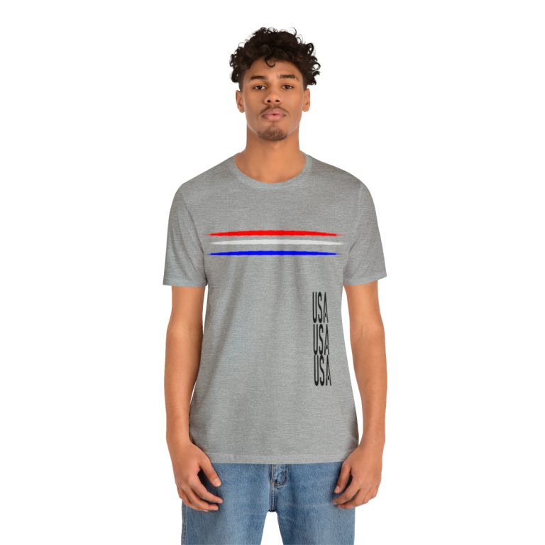 Unisex Jersey Short Sleeve Tee - Image 4