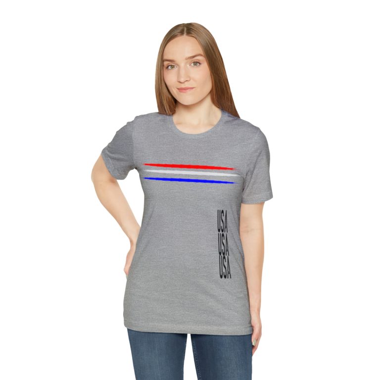 Unisex Jersey Short Sleeve Tee - Image 5