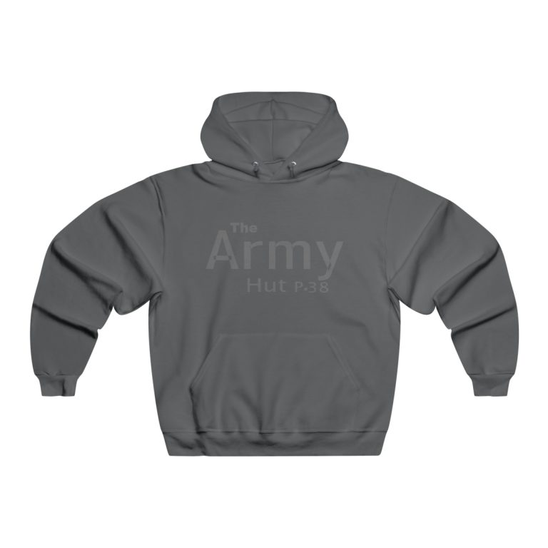 Mens/ Hooded Sweatshirt/Swagg/GryW/Blk-Lttr - Image 9