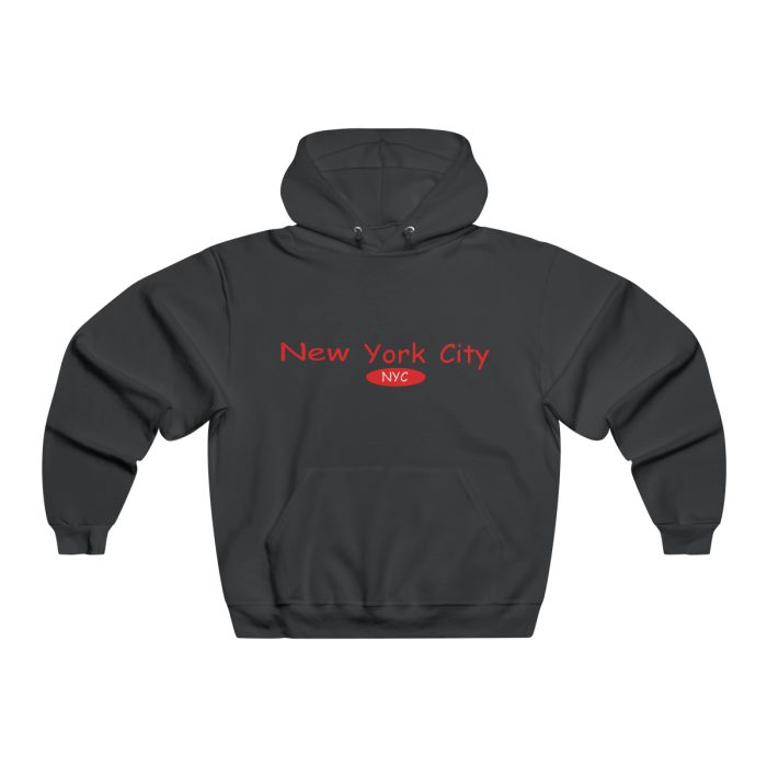 Men's NUBLEND Hooded Sweatshirt Gry/ Red logo - Image 13