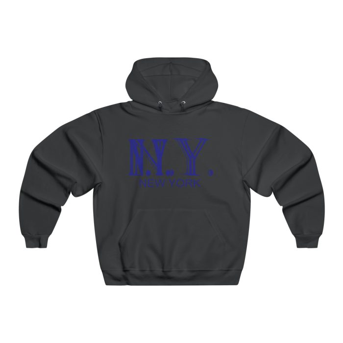 Men's NUBLEND® Hooded Sweatshirt Blk/ NY WHt Lttr - Image 11