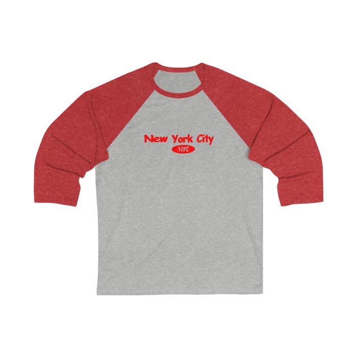 Baseball Tee New York City Red - Image 7