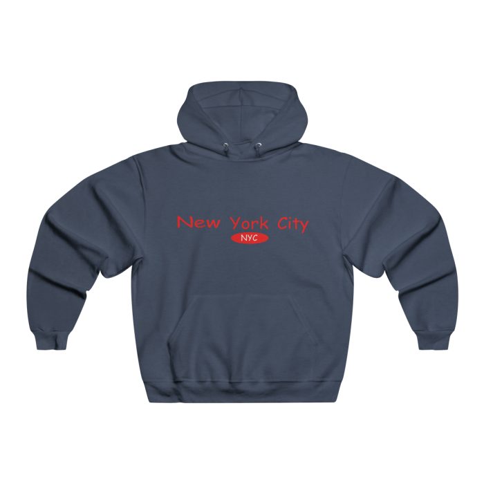 Men's NUBLEND Hooded Sweatshirt Gry/ Red logo - Image 9