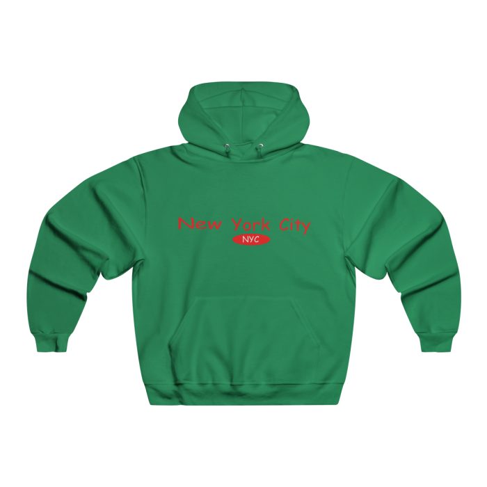 Men's NUBLEND Hooded Sweatshirt Gry/ Red logo - Image 5