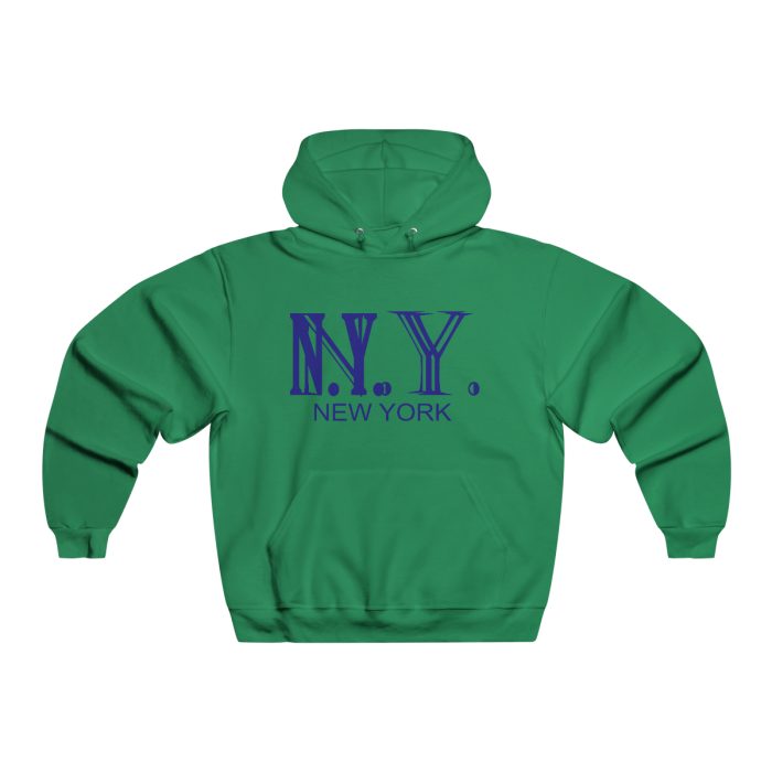 Men's NUBLEND® Hooded Sweatshirt Blk/ NY WHt Lttr - Image 5