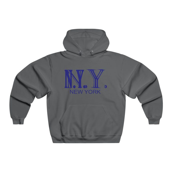 Men's NUBLEND® Hooded Sweatshirt Blk/ NY WHt Lttr - Image 9