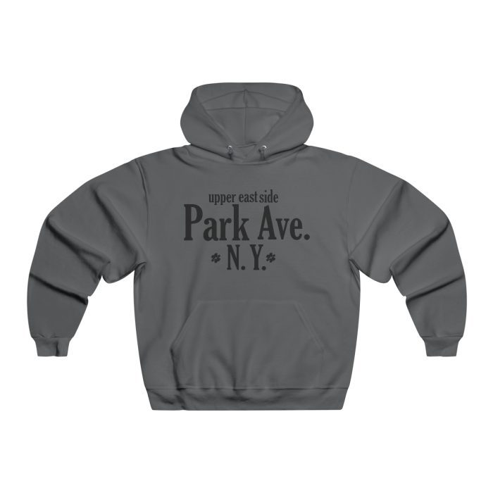Mens Nublend Hooded Sweatshirt Wht/ Park Ave Blk Lttr - Image 11