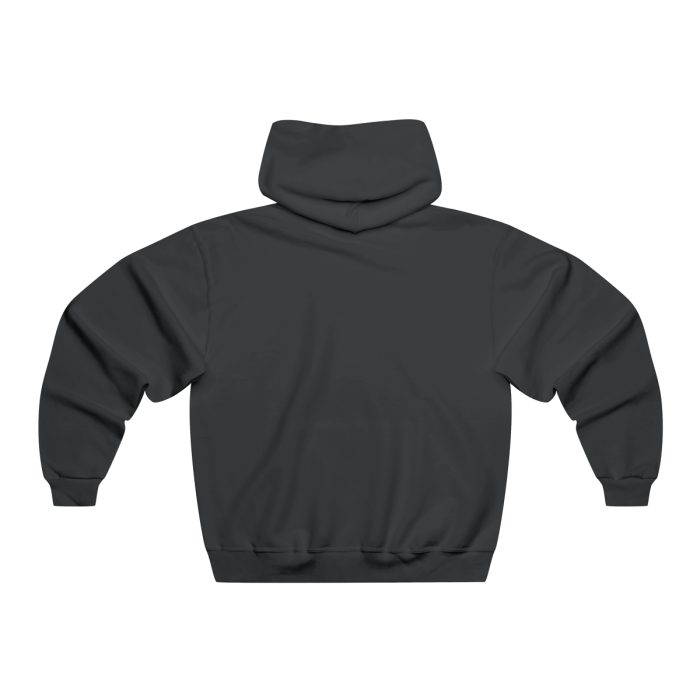 Men's NUBLEND® Hooded Sweatshirt Blk/ /Orng Logo - Image 2