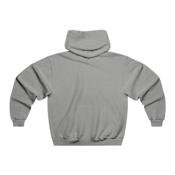 Men's NUBLEND® Hooded Sweatshirt Blk/ /Orng Logo - Image 6