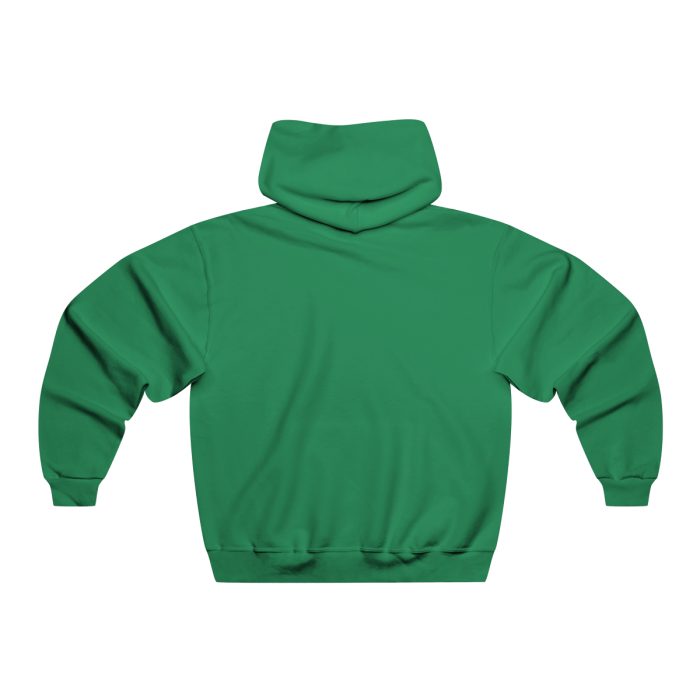 Men's NUBLEND® Hooded Sweatshirt Blk/ /Orng Logo - Image 8