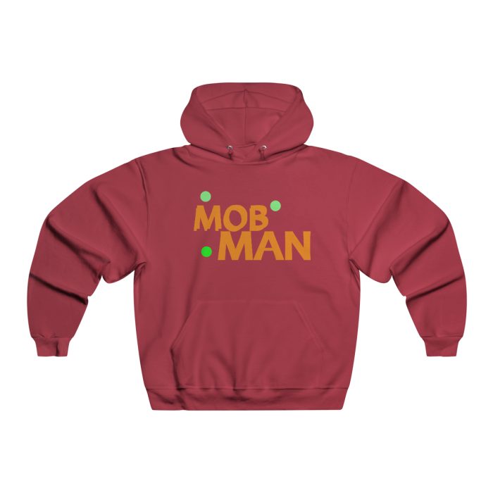 Men's NUBLEND® Hooded Sweatshirt Blk/ /Orng Logo - Image 15